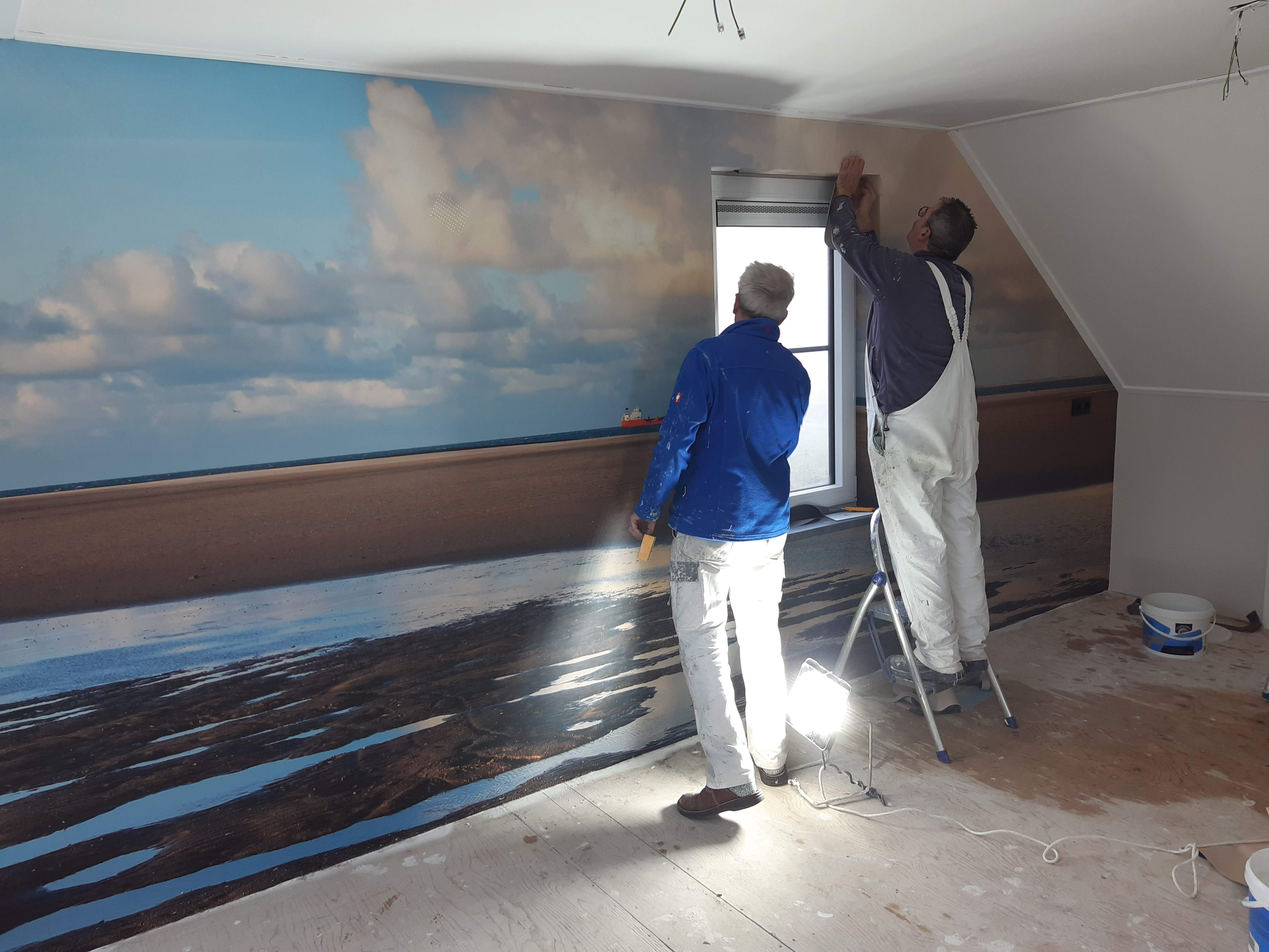 Behang werken1